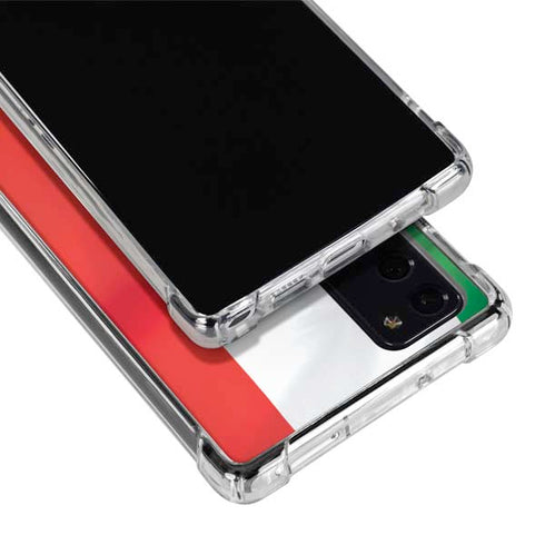 Italy Flag Galaxy Note20 5G Clear Case